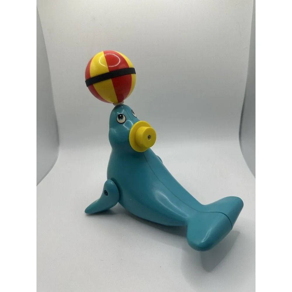 Actions Toys Battery Operated Funny Seal Toy 1992 Manley toys‎ WORKING